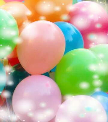 FX №263597 Colored balloons background