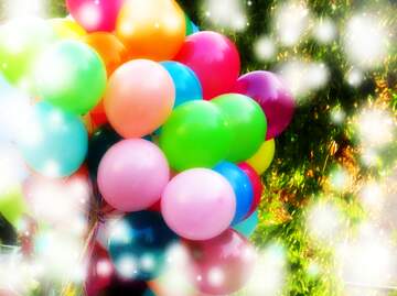 FX №263580 Enchanted  Colored balloons