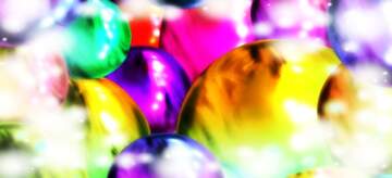 FX №264245 Multicolored Glass Balloons