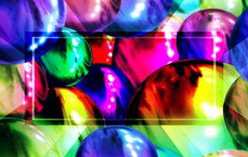 FX №264255 Rainbow Glazed Balloons