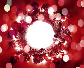 FX №265256 Christmas wreath Merry Mistletoe Medley