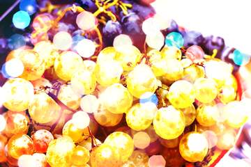 FX №265495 Holiday Vineyard Delight: Grapes Background Whirlwind