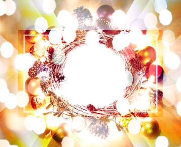 FX №265247 Jingle Bell Joyful Loop Christmas wreath