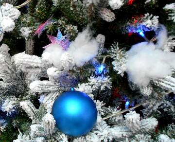 FX №266876 Beautiful Blue Christmas Background