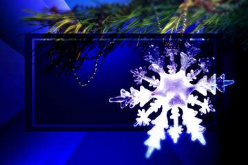 FX №267545 Arctic Affection: Snowflake Winter Wishes Background