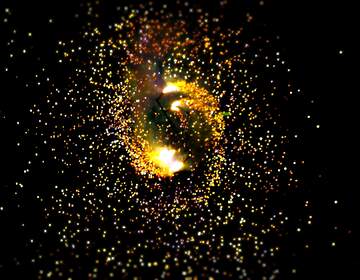 FX №267302 Bursting Bliss: New Year`s Fireworks Background Extravaganza
