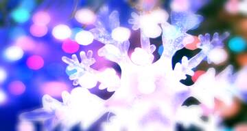 FX №267534 Frosty Wonderscape: Snowflake Winter Wishes Background