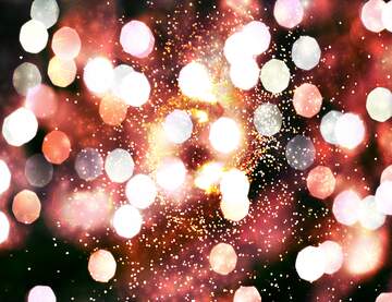 FX №267305 Shimmering Stars: Festive Holiday Fireworks Background