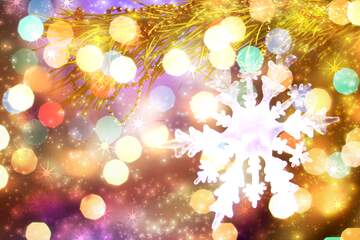 FX №267507 Snowflake Serenade: A Winter Wishes Background Delight