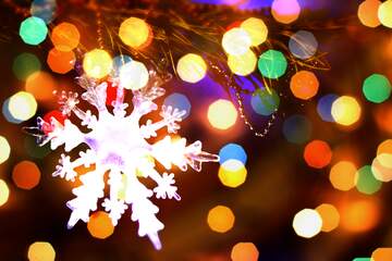 FX №267521 Snowflake Serenade: Winter Wishes Background Delight