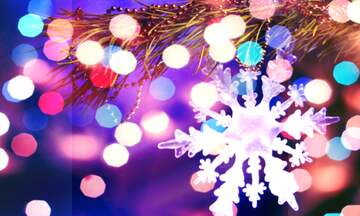 FX №267528 Snowflake Symphony: Winter Wishes Background Joy