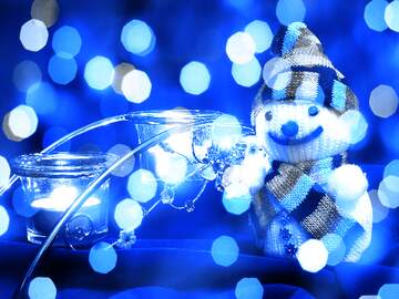 FX №267429 Snowman Serenade: Winter Wishes Background Delight