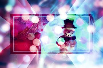 FX №267449 Snowman Serenade: Winter Wishes Background Delight