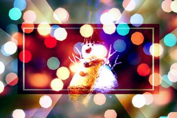 FX №267370 Snowman Serenity: Winter Wishes Background Delight