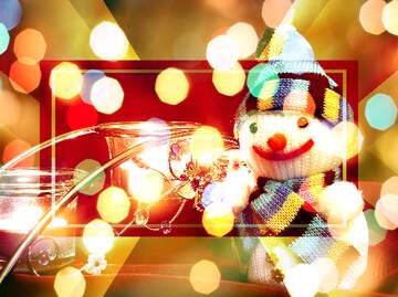 FX №267421 Snowman Symphony: Winter Wishes Background Joy