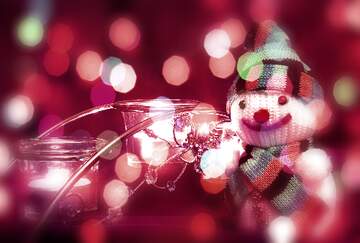 FX №267436 Snowman Symphony: A Winter Wishes Snowman Background