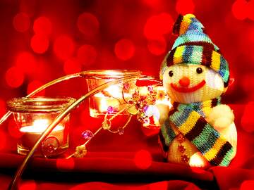 FX №267412 Winter Whirlwind: A Snowman Wishes Background