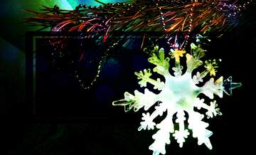FX №267488 Winter Wonderland Wishes: Snowflake Background Joy