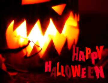 FX №4820 happy halloween Card witch pumpkin
