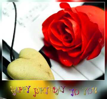 FX №44857 love card happy birthday