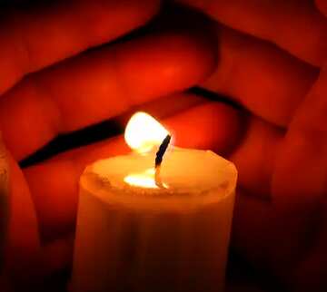 FX №47986 Candle in hand