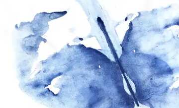 FX №69059 blue abstract watercolor