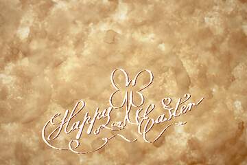 FX №74777 Happy Easter  writing on paper