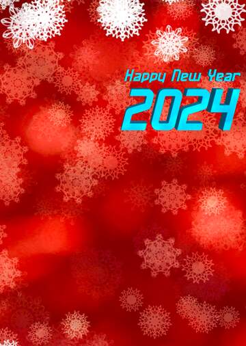 FX №78073 Red Christmas background Happy New Year 2024