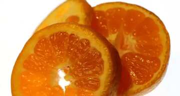 FX №8676 Sliced ​​tangerine