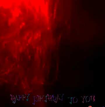 FX №80255 Fiery red background happy birthday card background