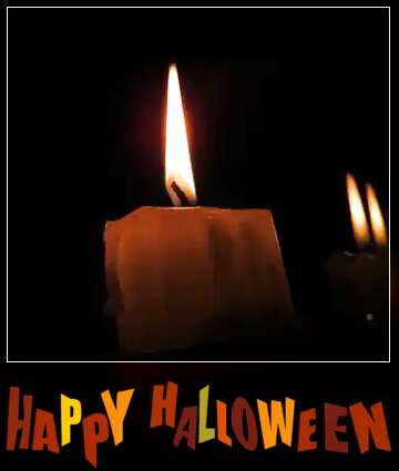 FX №86464 Candle happy halloween