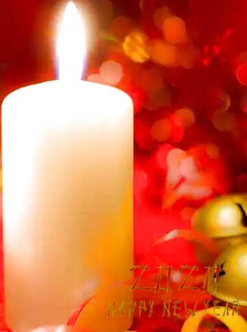 FX №9551  Christmas candle