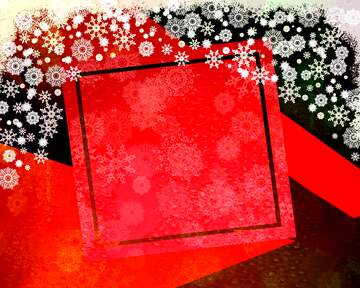 FX №192990 Christmas abstract geometrical future trend template frame