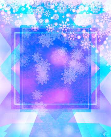 FX №192995 Christmas Snowflakes template