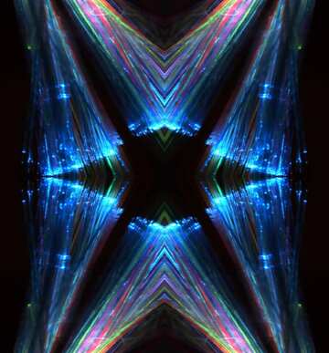 FX №194446 Lights fractal background abstract tech