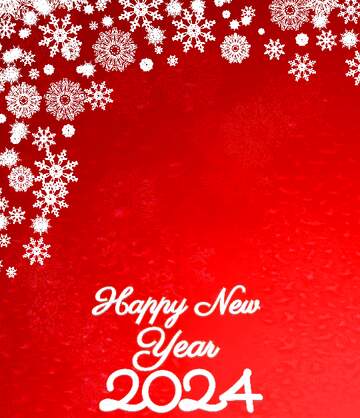 FX №207411 Red Christmas background happy new year 2024