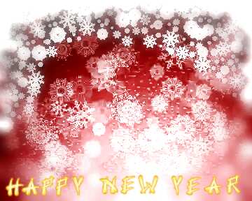 FX №209886 Red Christmas background card text happy new year