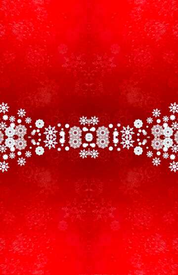 FX №216203 Red Christmas snowflakes background pattern