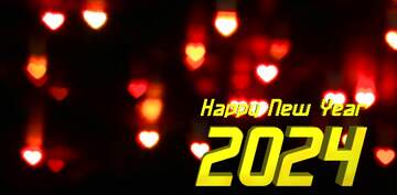 FX №221267 Hearts cover Happy New Year 2024