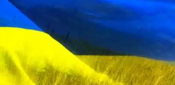 FX №52000 Яркие цвета. Флаг Украины  обои на рабочий стол.