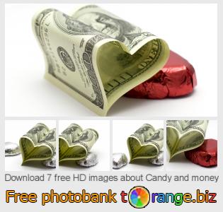 images free photo bank tOrange offers free photos from the section:  candy-money