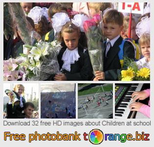 images free photo bank tOrange offers free photos from the section:  children-school