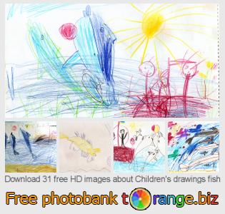 images free photo bank tOrange offers free photos from the section:  childrens-drawings-fish