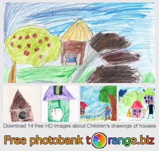 images free photo bank tOrange offers free photos from the section:  childrens-drawings-houses