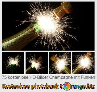 Bilddatenbank tOrange bietet kostenlosen Fotos aus dem Bereich:  champagne-mit-funken