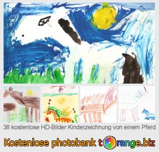 Bilddatenbank tOrange bietet kostenlosen Fotos aus dem Bereich:  kinderzeichnung-von-einem-pferd