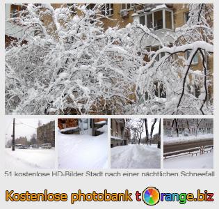 Bilddatenbank tOrange bietet kostenlosen Fotos aus dem Bereich:  stadt-nach-einer-nächtlichen-schneefall