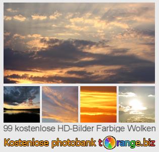 Bilddatenbank tOrange bietet kostenlosen Fotos aus dem Bereich:  farbige-wolken