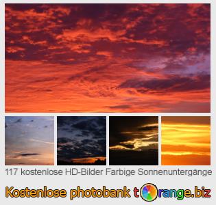 Bilddatenbank tOrange bietet kostenlosen Fotos aus dem Bereich:  farbige-sonnenuntergänge