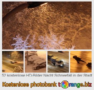 Bilddatenbank tOrange bietet kostenlosen Fotos aus dem Bereich:  nacht-schneefall-der-stadt